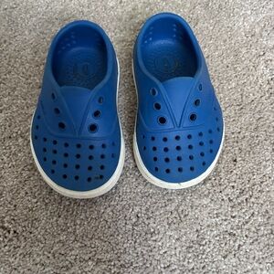 Native Shoes Blue and White Water Shoes Slip-On
